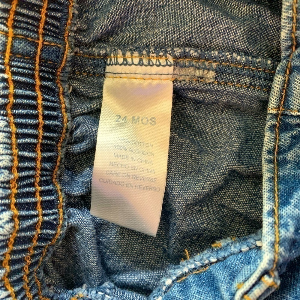 Lightweight Blue Denim Jeans Size 24mos - Picture 3 of 5